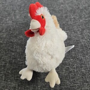 Warmies Chicken Plush Stuffed Animal Heatable Microwavable Comfort Toy White